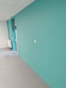 peinture mur appartement